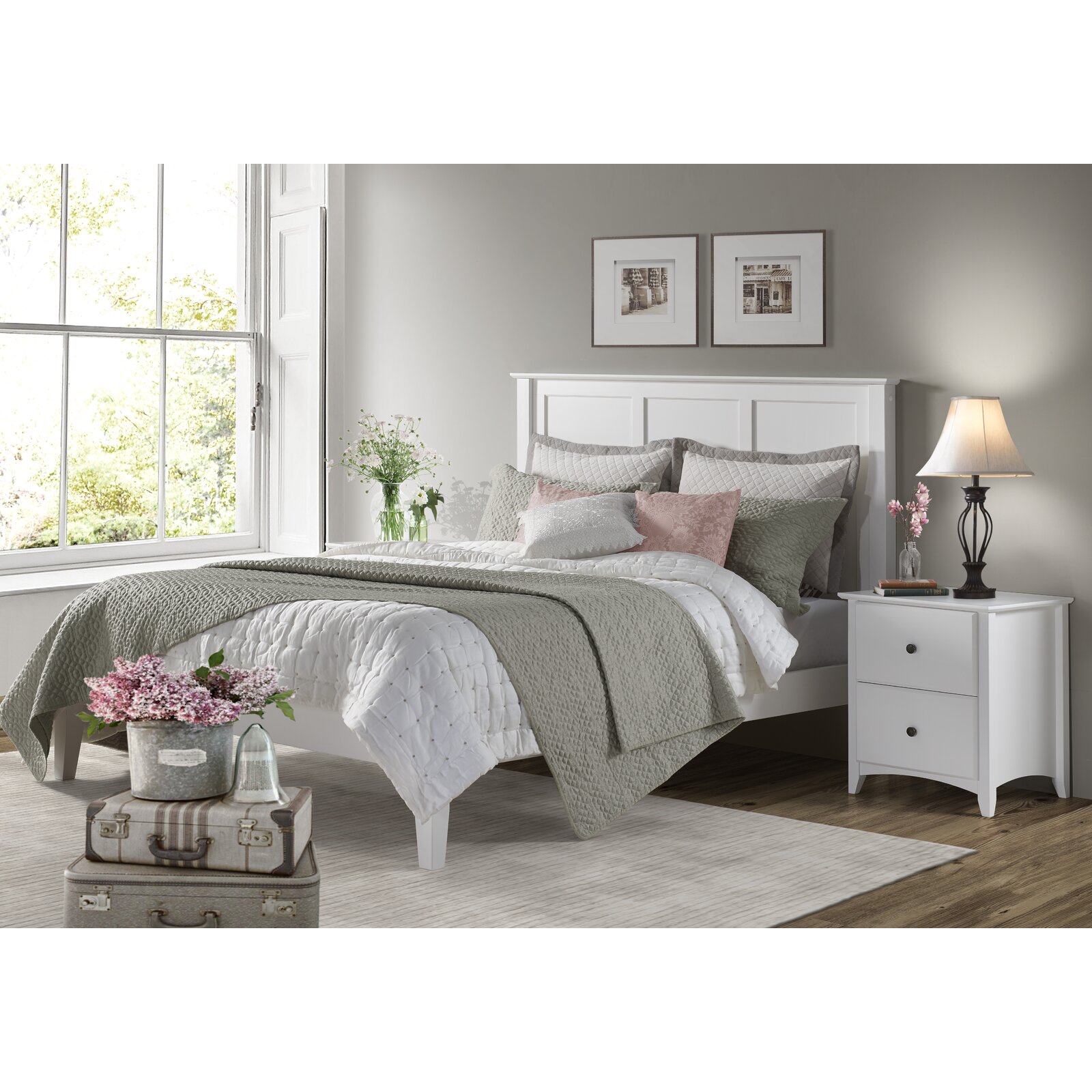 Three Posts Faringdon Solid Wood Bed & Reviews Three Posts Faringdon Solid Wood Bed & Reviews